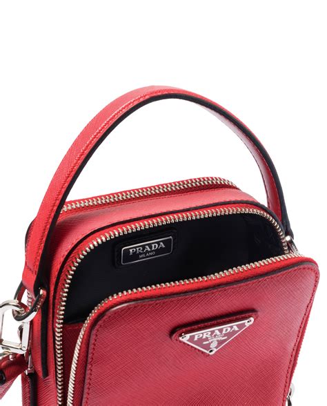 prada leather crossbody bag